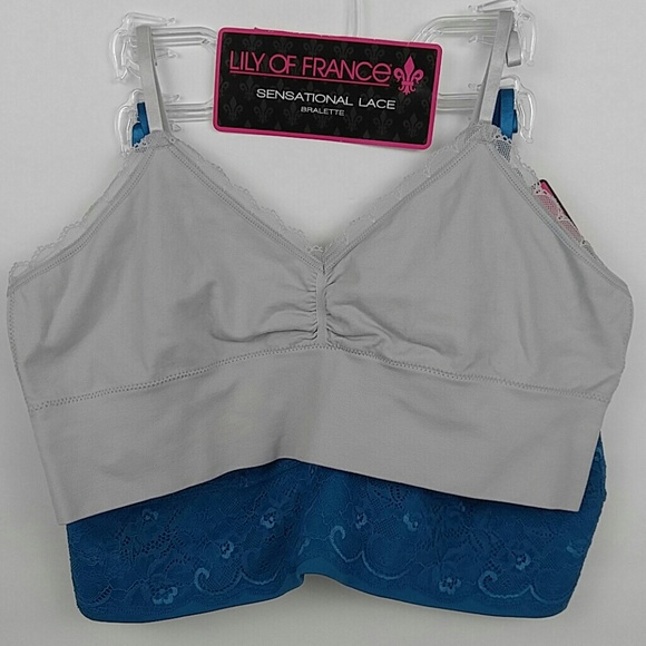 NWT Set of 2 Lily of France Bralettes size XL - Picture 6 of 8